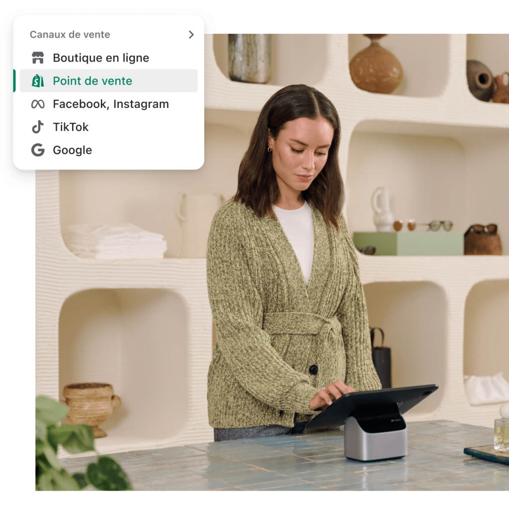 installation du système de caisse Shopify POS